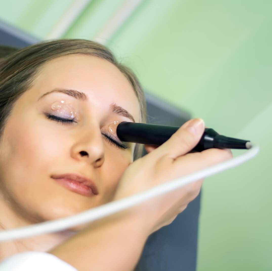 USG gałki ocznej – projekcja A i B